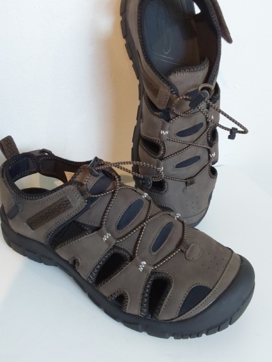 Lands' End Other - Lands End|Men's Brown Black Sporty Vented Outdoor Sandals Hiking  Shoes Sz.10.5